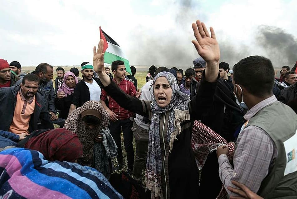 Gaza Kembali Berdarah, Militer Zionis Tembaki Ribuan Demonstran