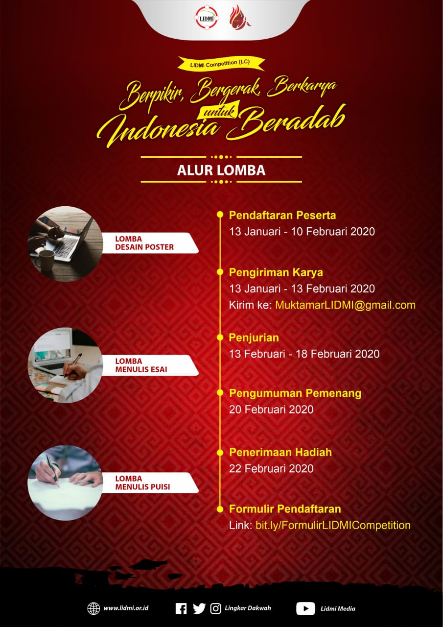 Jelang Muktamar III, LIDMI Competition Resmi di Buka! Ini Item Lombanya