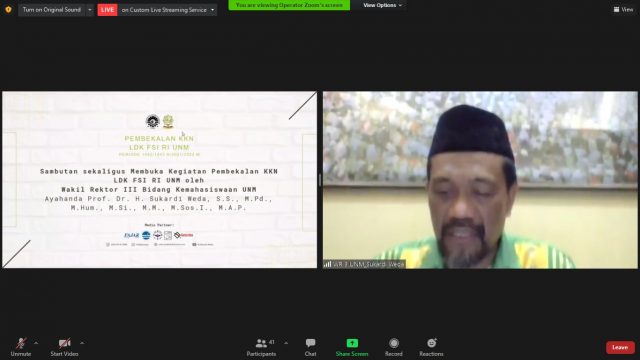 LDK FSI RI UNM Bekali Mahasiswa Jadi Dai di Lokasi KKN
