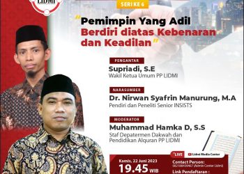Forum Tadabbur Quran, Peneliti Senior INSISTS Sebut Pemimpin Berkewajiban Menghadirkan Keadilan.