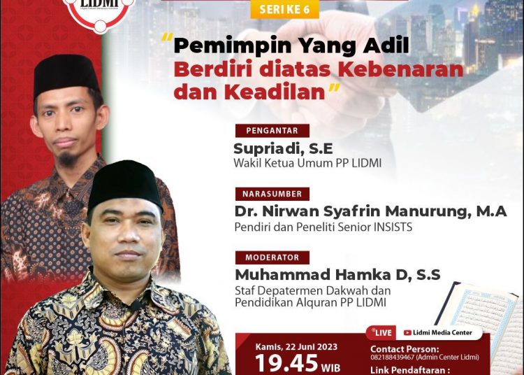 Forum Tadabbur Quran, Peneliti Senior INSISTS Sebut Pemimpin Berkewajiban Menghadirkan Keadilan.