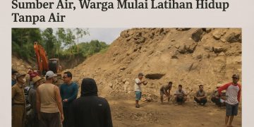 Pemerintah Rencanakan Tambang di Atas Sumber Air, Warga Mulai Latihan Hidup Tanpa Air