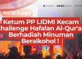 Ketum PP LIDMI Kecam Challenge Hafalan Al-Qur’an Berhadiah Minuman Beralkohol