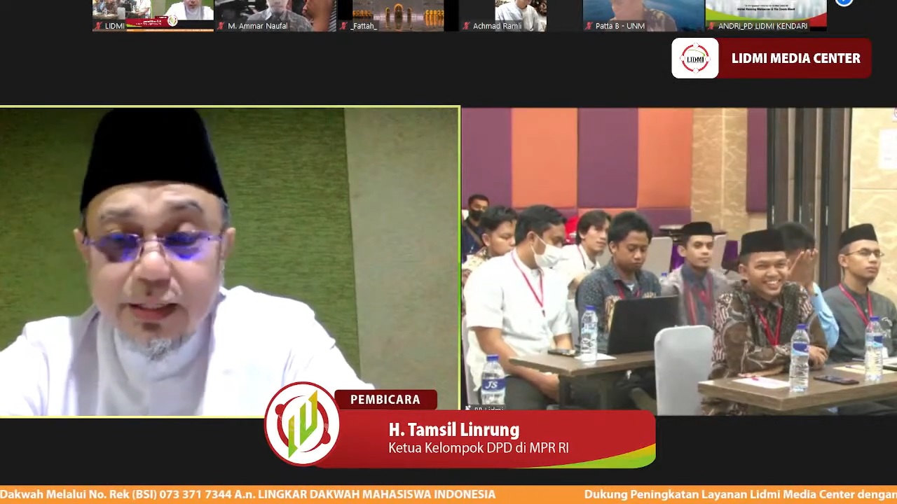 Drs. H. Tamsil Linrung : Indonesia Membutuhkan Gerakan Anak Muda yang Progresif.