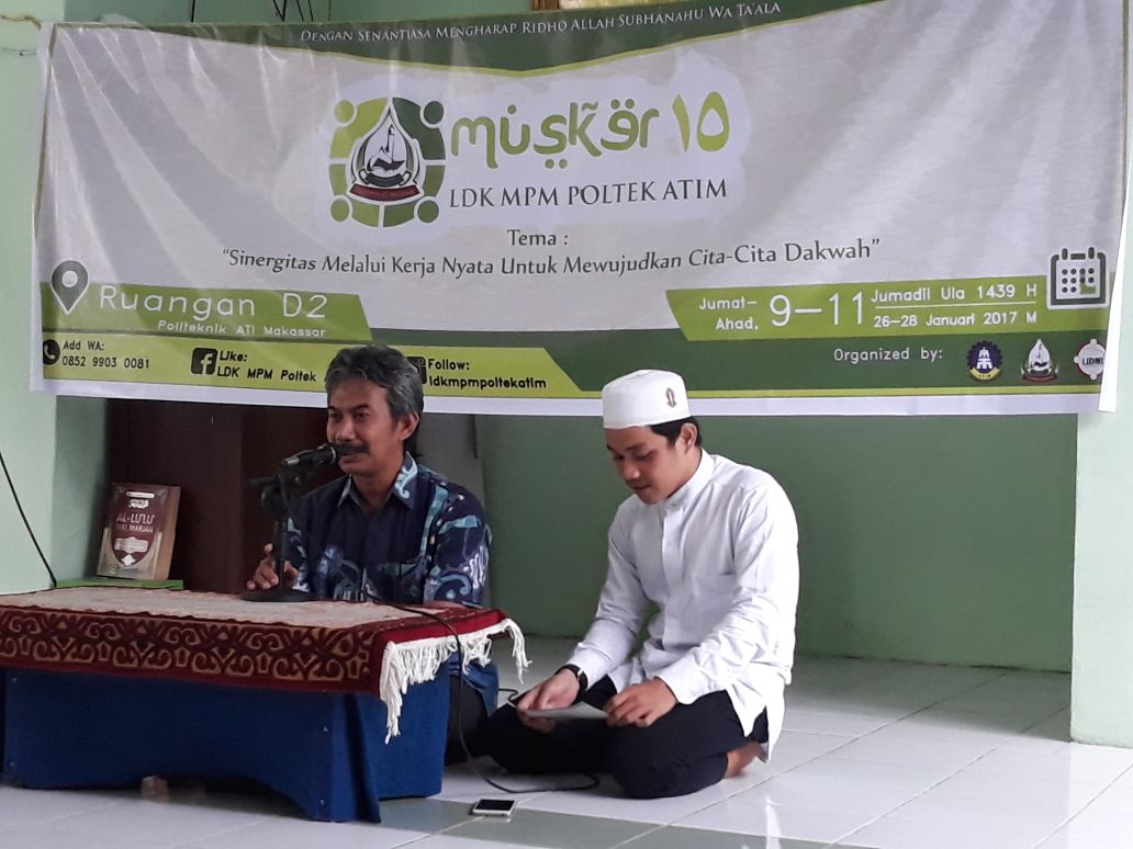 Pembantu Direktur III POLTEK ATIM: Pimpinan Siap Fasilitasi Program Dakwah Kampus