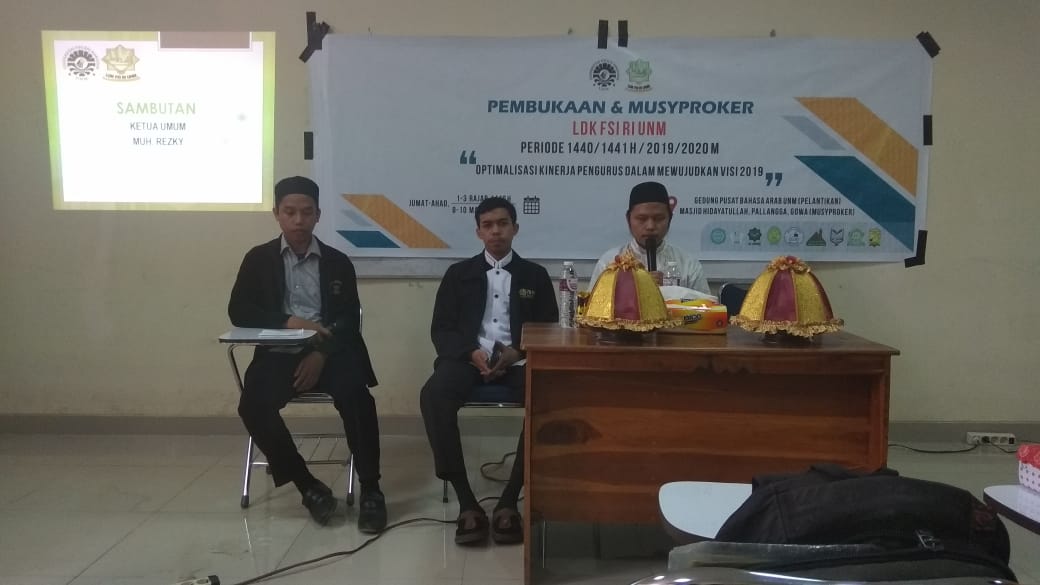 LDK FSI RI UNM Adakan Pembukaan Musyawarah Program Kerja