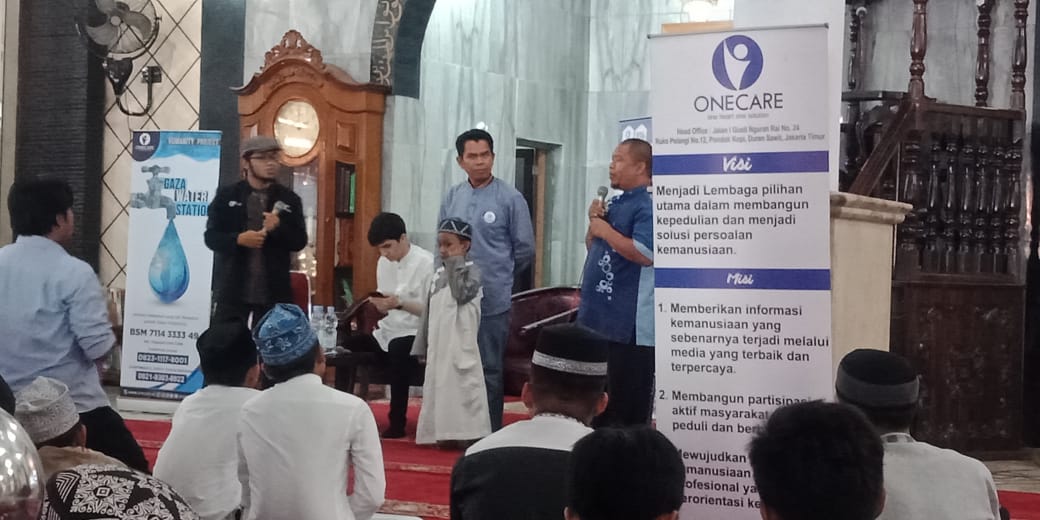 Peduli Palestina, Lidmi dan One Care Galang Kerjasama Bantu Palestina Lewat Pengajian Akbar