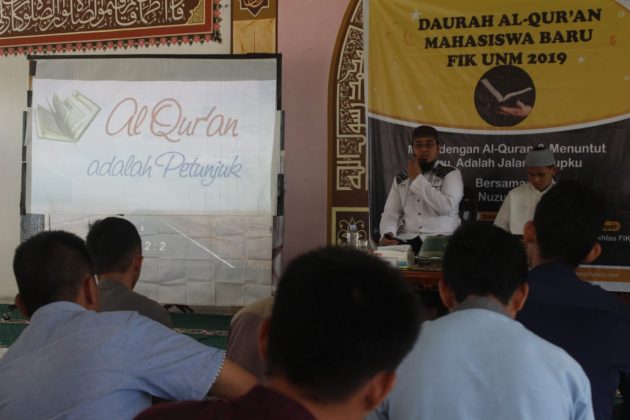 Ajak Mahasiswa Cinta Alquran, SC Ar-Riyadhoh FIK UNM Sukses Gelar Daurah Alquran