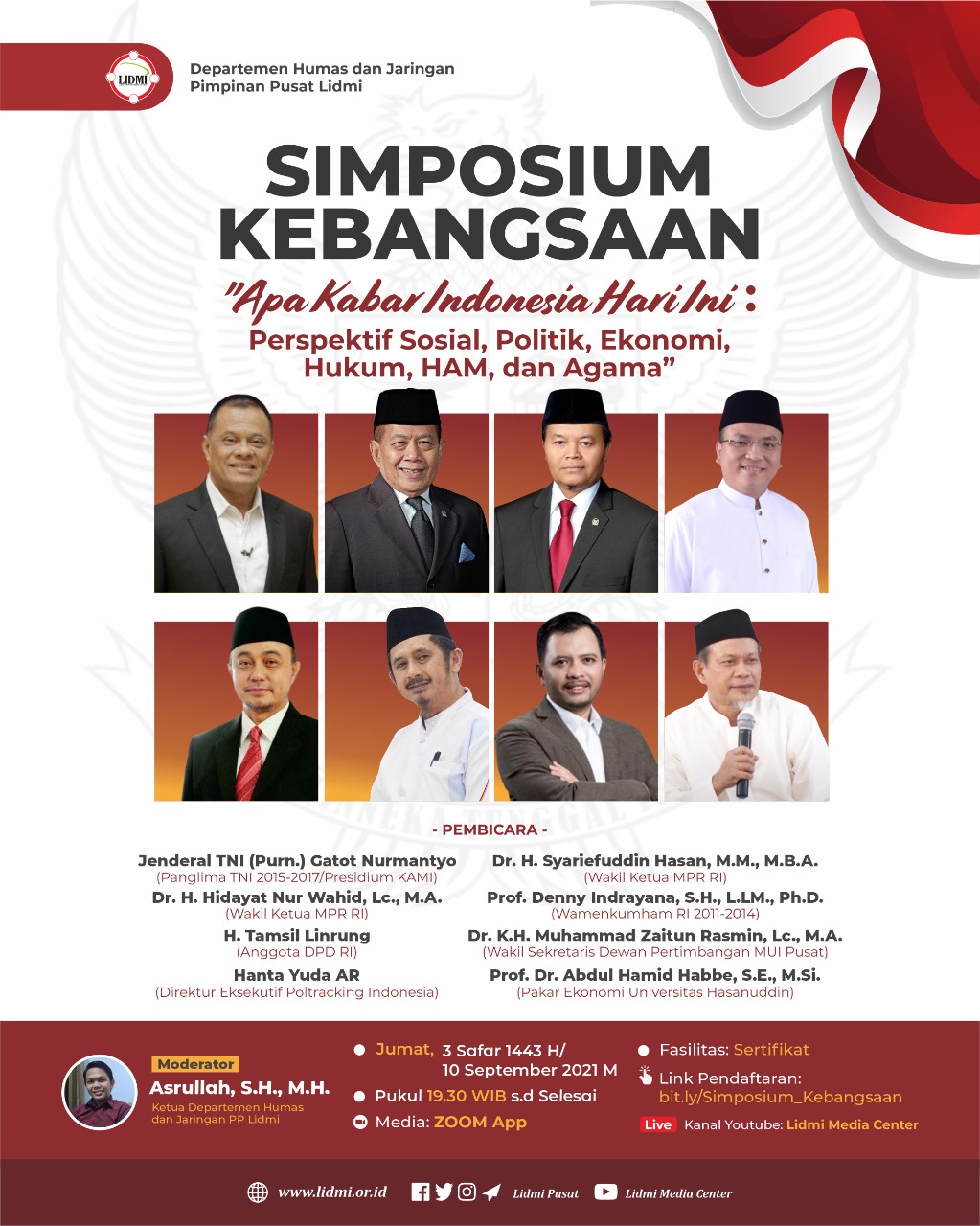 SIMPOSIUM NASIONAL LIDMI, KAJI ISU-ISU KEBANGSAAN DENGAN HADIRKAN TOKOH NASIONAL